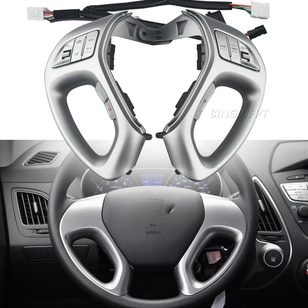 Набор для Hyundai ix35 Tucson автомобильные круизные кнопки многофункциональный руль громкость звука музыкальные круизные кнопки 96700-2S926
Набор для Hyundai ix35 Tucson автомобильные круизные кнопки многофункциональный руль громкость звука музыкальные круизные кнопки 96700-2S926