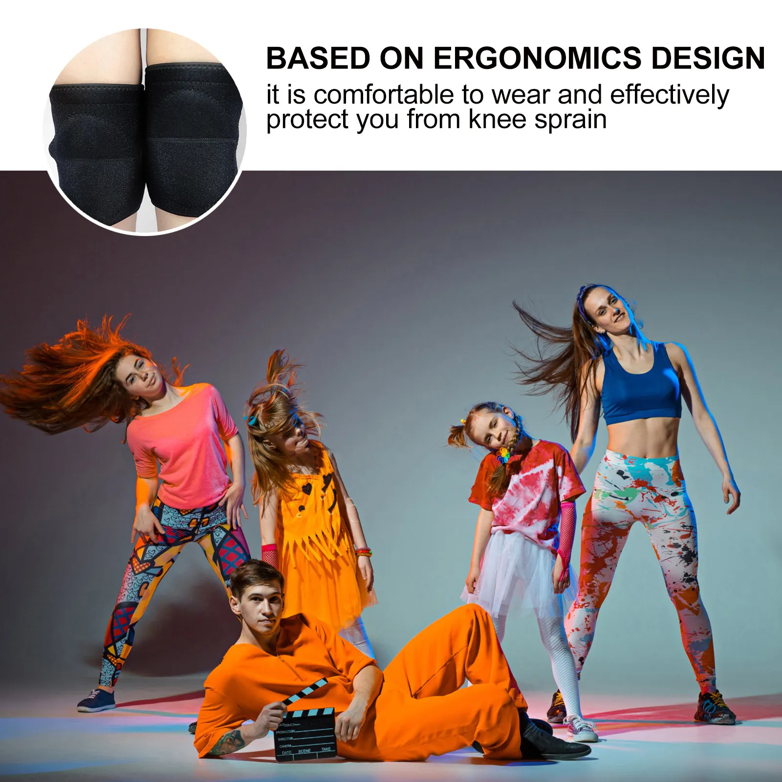 1 пара защитных наколенников черного цвета, устойчивые, удобные, противоударные, для фитнеса, баскетбола, бега
1 пара защитных наколенников черного цвета, устойчивые, удобные, противоударные, для фитнеса, баскетбола, бега