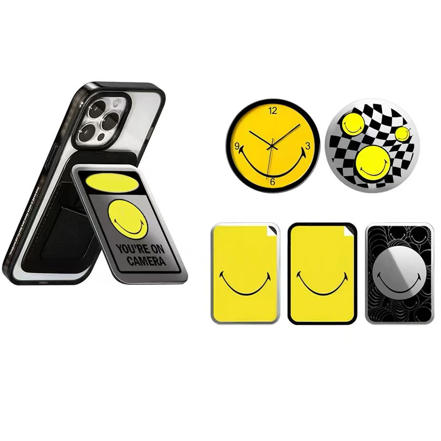 Yellow Clock Magnetic Grip Card Holder Phone Stand for IPhone Holder Mount Support for Galaxy Phone Accessories
Yellow Clock Magnetic Grip Card Holder Phone Stand for IPhone Holder Mount Support for Galaxy Phone Accessories