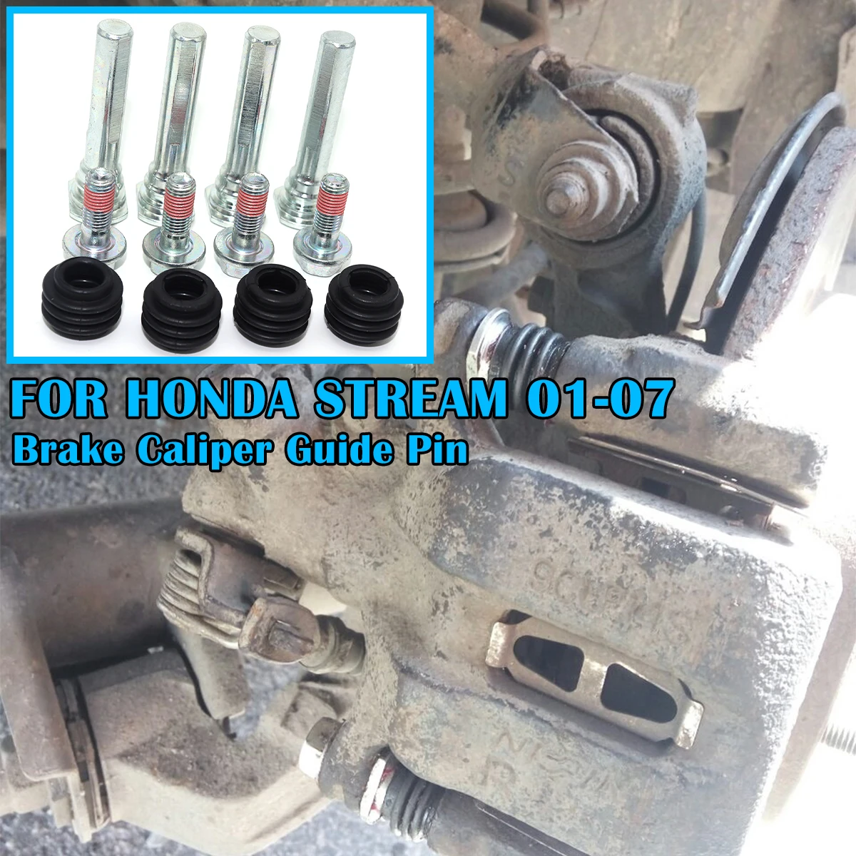 FOR ROVER 45 1999-2002 2003 2004 2005 Brake Caliper Cylinder Slider Guide Pin For Disc Housing Bolt Rubber Bushing Boot Seal Kit
FOR ROVER 45 1999-2002 2003 2004 2005 Brake Caliper Cylinder Slider Guide Pin For Disc Housing Bolt Rubber Bushing Boot Seal Kit