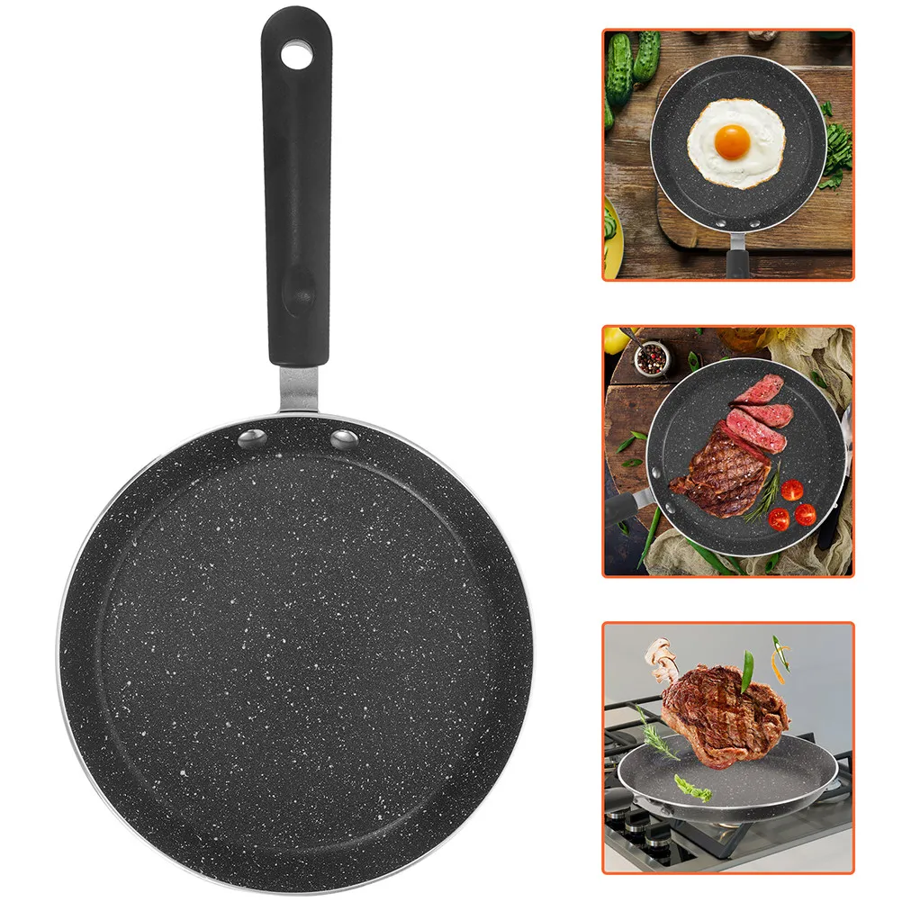 Nonstick Frying Pan 22Cm Black Breakfast Skillet Pan for Eggs Pancakes Stir Fry Induction Cooktop Gas Stove Even Heating Easy
Nonstick Frying Pan 22Cm Black Breakfast Skillet Pan for Eggs Pancakes Stir Fry Induction Cooktop Gas Stove Even Heating Easy