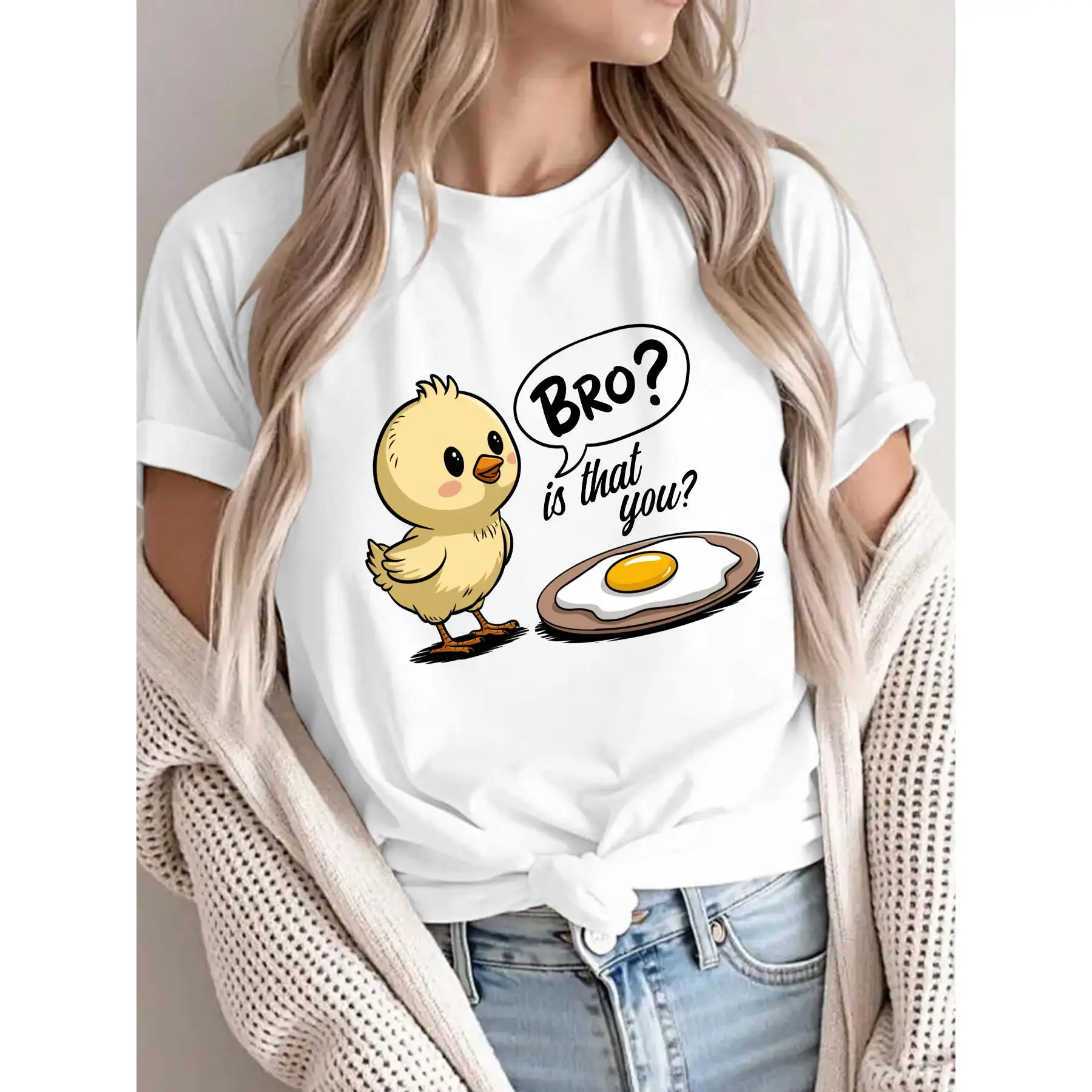 "Funny Chicken T-Shirt for Women | Cute Bro Is That You Graphic Tee | Sarcastic Humor Farm Animal Gift"
"Funny Chicken T-Shirt for Women | Cute Bro Is That You Graphic Tee | Sarcastic Humor Farm Animal Gift"