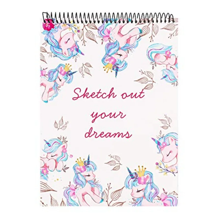 Sketchbook for,Unicron Sketch Book for Girls and Artist to Drawing and Sketching or Doodling, 8.5"x11", Spiral Bound Art Paper,
Sketchbook for,Unicron Sketch Book for Girls and Artist to Drawing and Sketching or Doodling, 8.5"x11", Spiral Bound Art Paper,