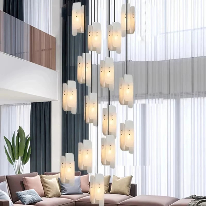 American Led Full Copper Marble Chandelier Suitable For Staircase Living Room By Hotel Lobby Pendant Lamp Home Design Fixture
American Led Full Copper Marble Chandelier Suitable For Staircase Living Room By Hotel Lobby Pendant Lamp Home Design Fixture