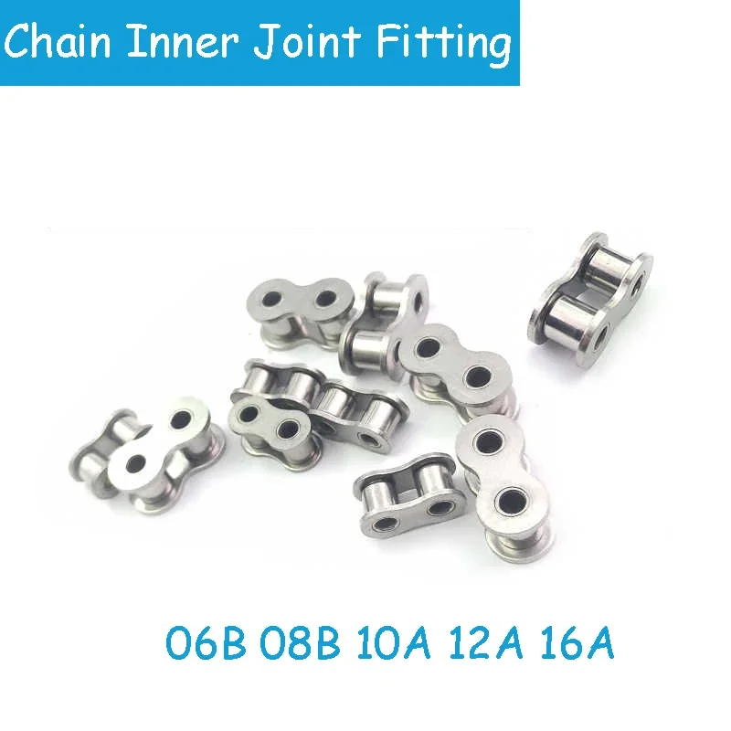 Chain Inner Link Fittings 08B 10A 12A 16A Single Inner Link Extension Fittings Stainless Steel Drive Chain
Chain Inner Link Fittings 08B 10A 12A 16A Single Inner Link Extension Fittings Stainless Steel Drive Chain
