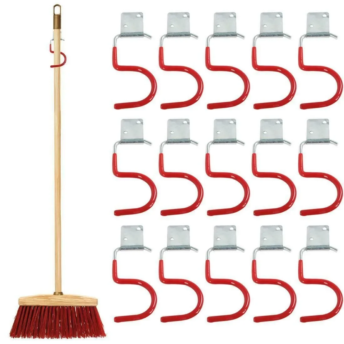15 Pcs Heavy Duty Metal Hook Garage Organizer Wall Mount Anti Slip Storage Hook Wall Mount Metal Tools Holder Hooks
15 Pcs Heavy Duty Metal Hook Garage Organizer Wall Mount Anti Slip Storage Hook Wall Mount Metal Tools Holder Hooks