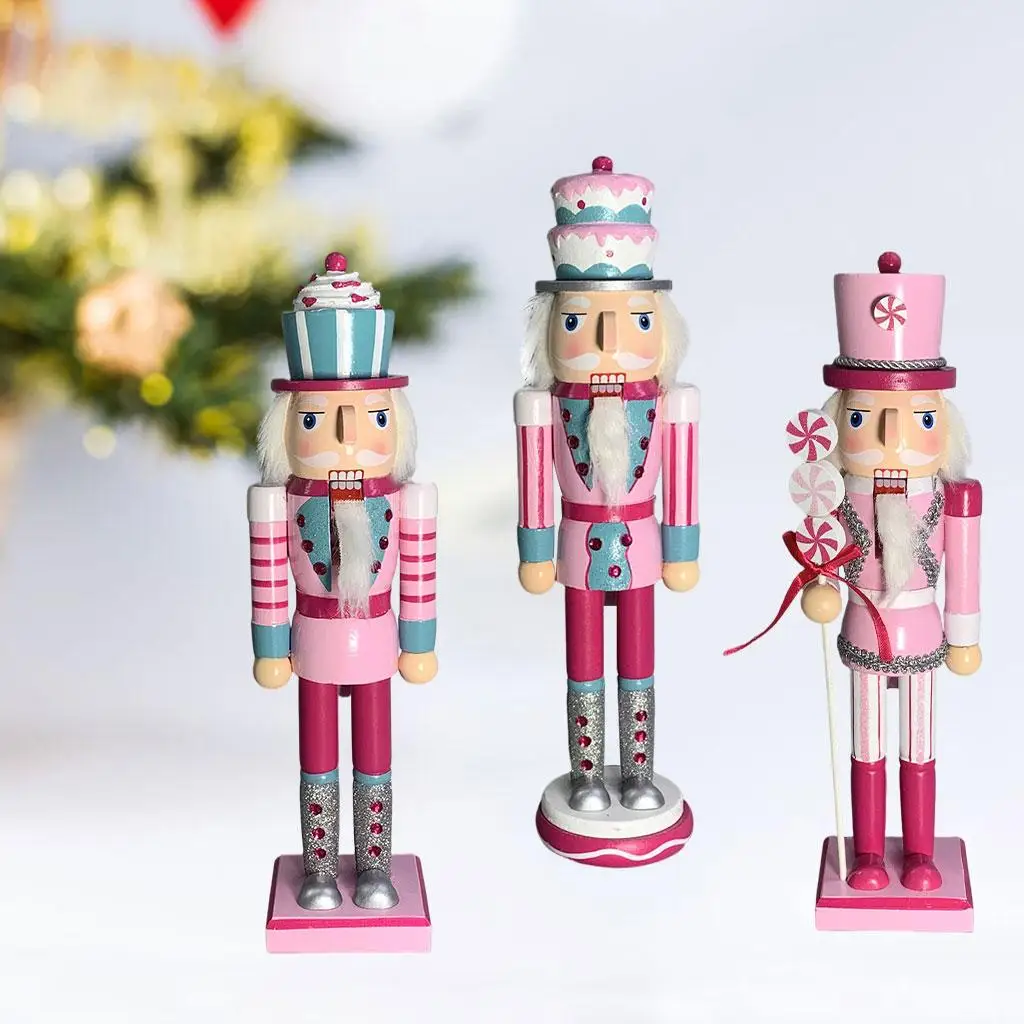 Nutcracker Puppet Statue 35cm Wooden Soldier Figurine Christmas Decor
Nutcracker Puppet Statue 35cm Wooden Soldier Figurine Christmas Decor