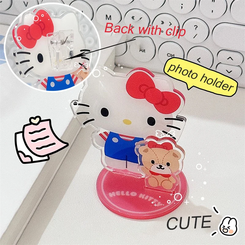 2pcs Sanrio Hello Kitty Action Figure Cartoon Acrylic Stand Model Toy Anime Office Desk Ornament Decoration Photo Message Clip
2pcs Sanrio Hello Kitty Action Figure Cartoon Acrylic Stand Model Toy Anime Office Desk Ornament Decoration Photo Message Clip