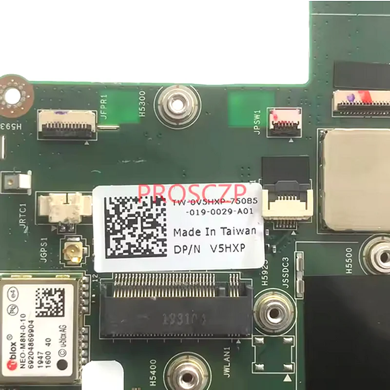 Mainboard TW-0V5HXP 0V5HXP V5HXP For DELL Laptop Motherboard With SR3L9 I5-8350U CPU 100% Full Tested Working Well
Mainboard TW-0V5HXP 0V5HXP V5HXP For DELL Laptop Motherboard With SR3L9 I5-8350U CPU 100% Full Tested Working Well