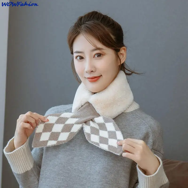 Sprinted Autumn Women Cross Scarf New Girls Cute Fake Collar Cold-Proof Collar Soft Faux Fur Warmth Cute All-match Knitted Bib
Sprinted Autumn Women Cross Scarf New Girls Cute Fake Collar Cold-Proof Collar Soft Faux Fur Warmth Cute All-match Knitted Bib