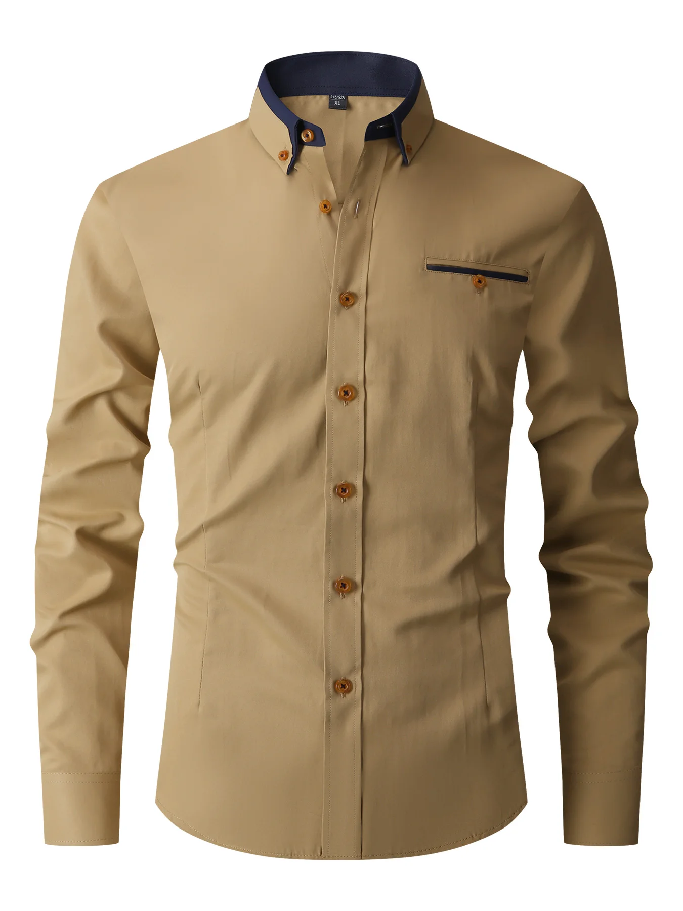 Long Sleeve Formal Dress Shirt Men Office Solid Color Anti-Wrinkle Fashion Business Casual Social Pocket Office White Shirts Man
Long Sleeve Formal Dress Shirt Men Office Solid Color Anti-Wrinkle Fashion Business Casual Social Pocket Office White Shirts Man