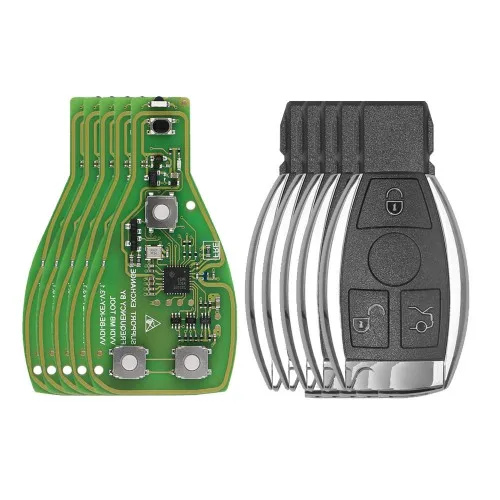 5 шт. Xhorse VVDI BE Key Pro с умным корпусом, 3 кнопки для Merce-des Ben-z, получите 5 бесплатных жетонов для программатор VVDI MB Tool
5 шт. Xhorse VVDI BE Key Pro с умным корпусом, 3 кнопки для Merce-des Ben-z, получите 5 бесплатных жетонов для программатор VVDI MB Tool