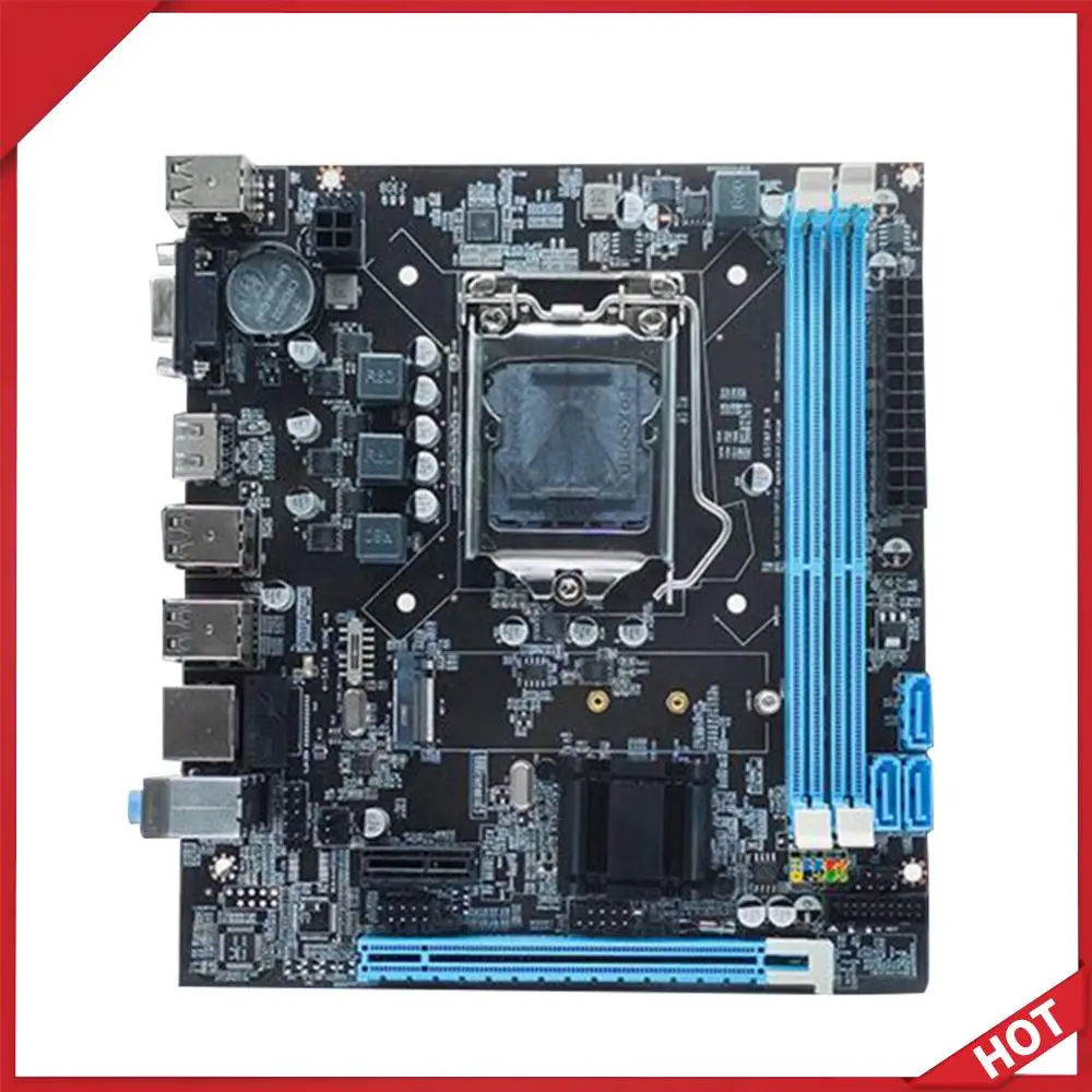 H61 Motherboard LGA1155 Socket I3/I5/I7 CPU Computer MainBoard 4 X SATA 2.0 Realtek 10/100 Mbps LAN Onboard 2 x DDR3
H61 Motherboard LGA1155 Socket I3/I5/I7 CPU Computer MainBoard 4 X SATA 2.0 Realtek 10/100 Mbps LAN Onboard 2 x DDR3