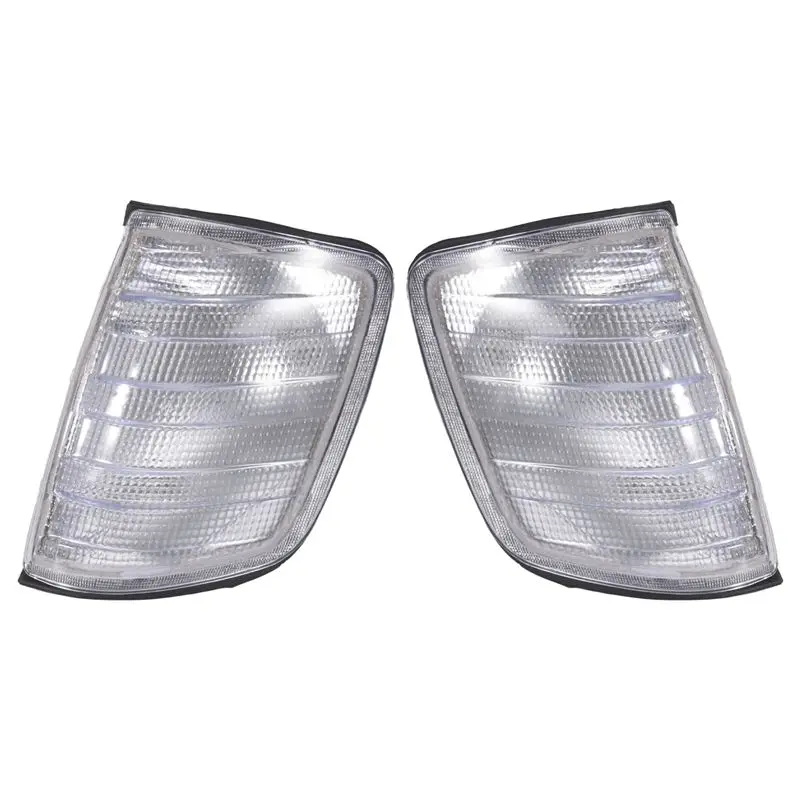 Powerful Car L+R White Corner Lights Turn Signal Lights For Mercedes W124 E-Class Sedan 1985-95 1248260043 1248260143
Powerful Car L+R White Corner Lights Turn Signal Lights For Mercedes W124 E-Class Sedan 1985-95 1248260043 1248260143