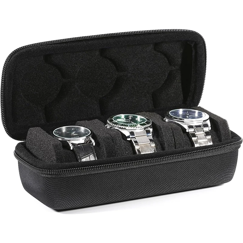 3 Slots Watch Storage Box Portable Watch Travel Organizer Case with Zipper Watch Scroll Display Holder for All Kinds Of Watch
3 Slots Watch Storage Box Portable Watch Travel Organizer Case with Zipper Watch Scroll Display Holder for All Kinds Of Watch