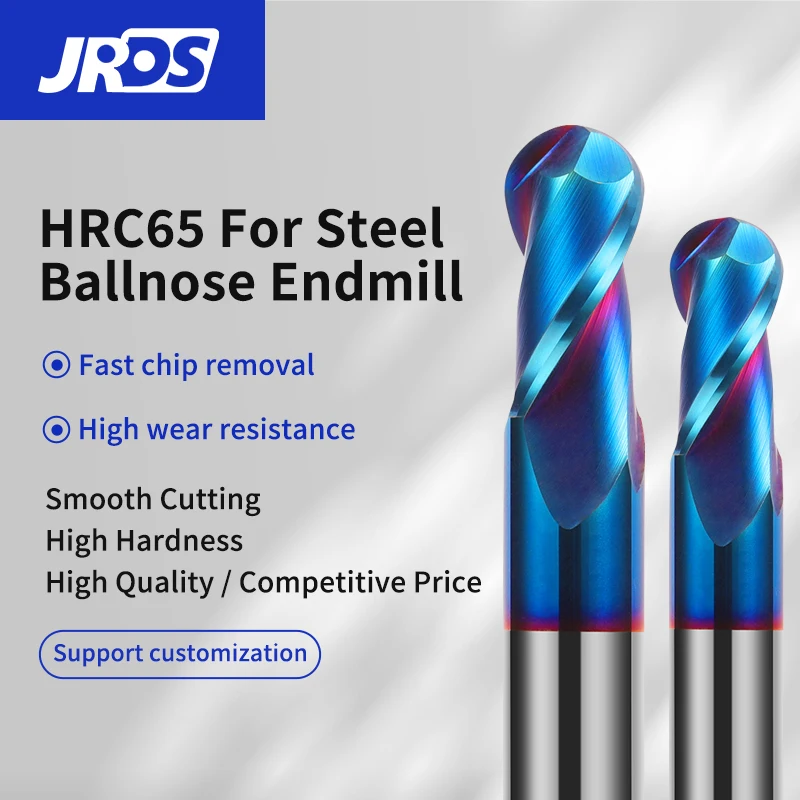 HRC65 Tungsten Steel Milling Cutter Ball Cutter Stainless Steel Special Carbide Ball End Milling Cutter Cnc Machining
HRC65 Tungsten Steel Milling Cutter Ball Cutter Stainless Steel Special Carbide Ball End Milling Cutter Cnc Machining