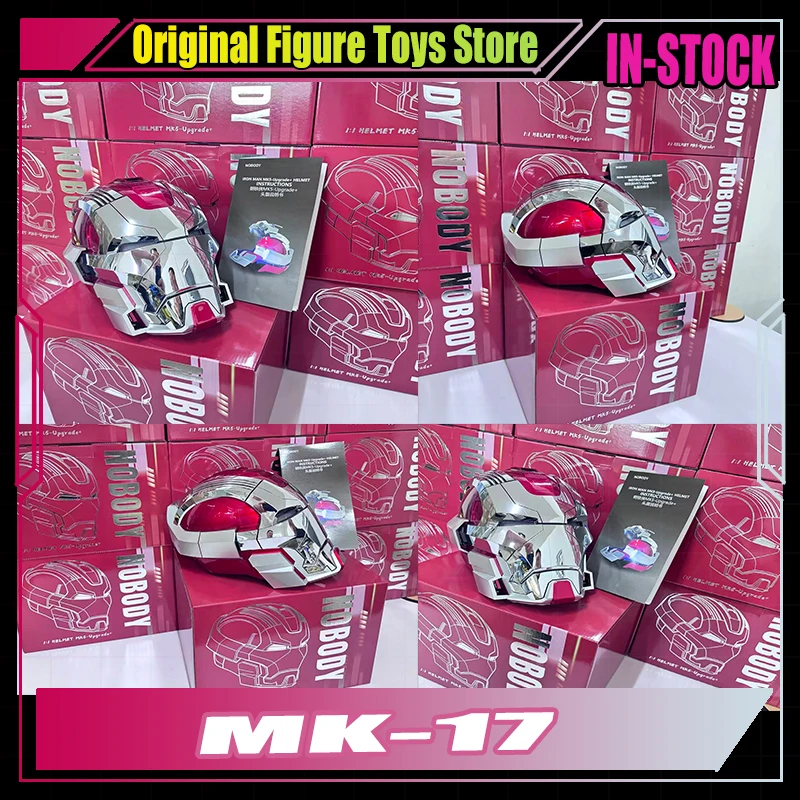 AutoKing 1:1 Mk17 Iron Man Helmet Cosplay Voice Control Eyes With Light Model Toys For Adult Electric Wearable Accessory Gift
AutoKing 1:1 Mk17 Iron Man Helmet Cosplay Voice Control Eyes With Light Model Toys For Adult Electric Wearable Accessory Gift
