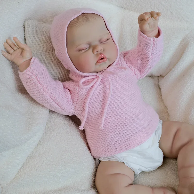 48 см мягкая кукла Reborn для новорожденных, готовые куклы ручной работы, 3D кожа с видимыми венами, краска для волос Bebe Reborn
48 см мягкая кукла Reborn для новорожденных, готовые куклы ручной работы, 3D кожа с видимыми венами, краска для волос Bebe Reborn