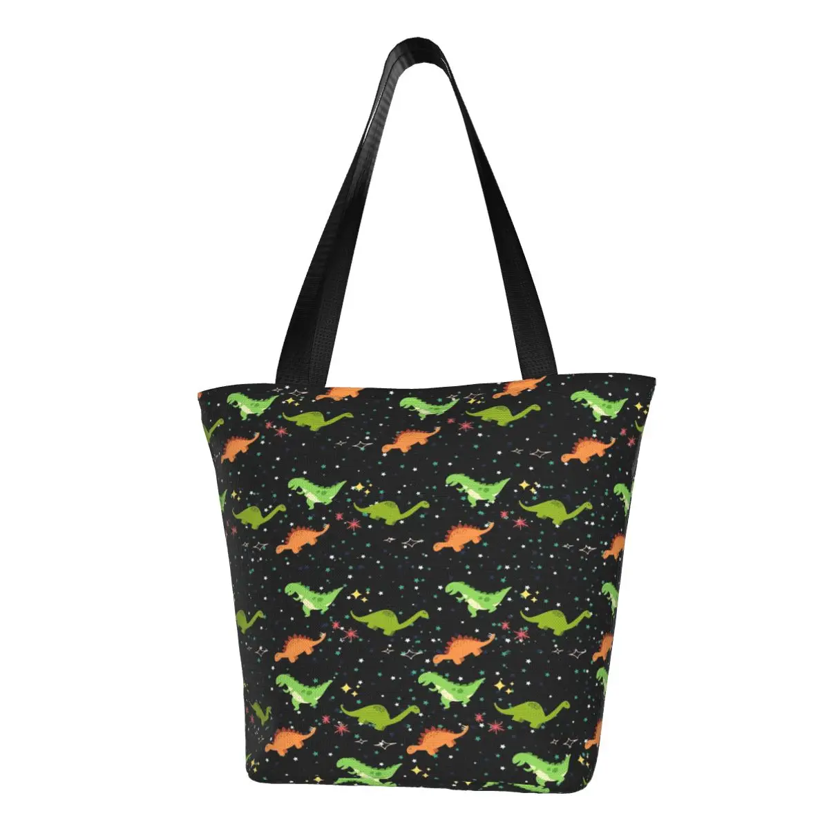 Custom Cool Dinosaur Stars Pattern Grocery Shopping Bags Print Canvas Shopper Shoulder Tote Bags Large Capacity Cartoon Handbag
Custom Cool Dinosaur Stars Pattern Grocery Shopping Bags Print Canvas Shopper Shoulder Tote Bags Large Capacity Cartoon Handbag