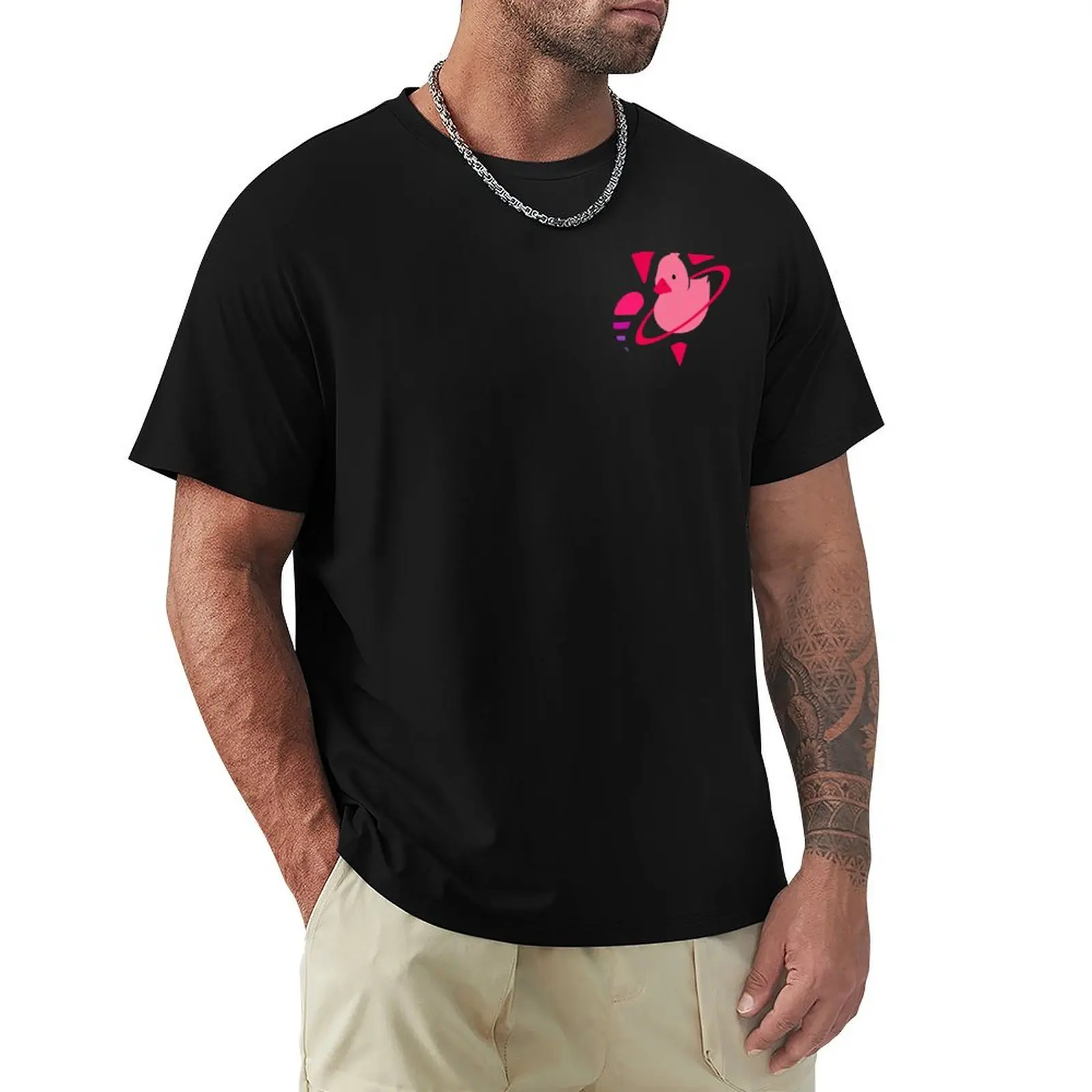 Neon Quackity Planet Duck T-Shirt Basic Crew Neck Short Sleeve Top
Neon Quackity Planet Duck T-Shirt Basic Crew Neck Short Sleeve Top