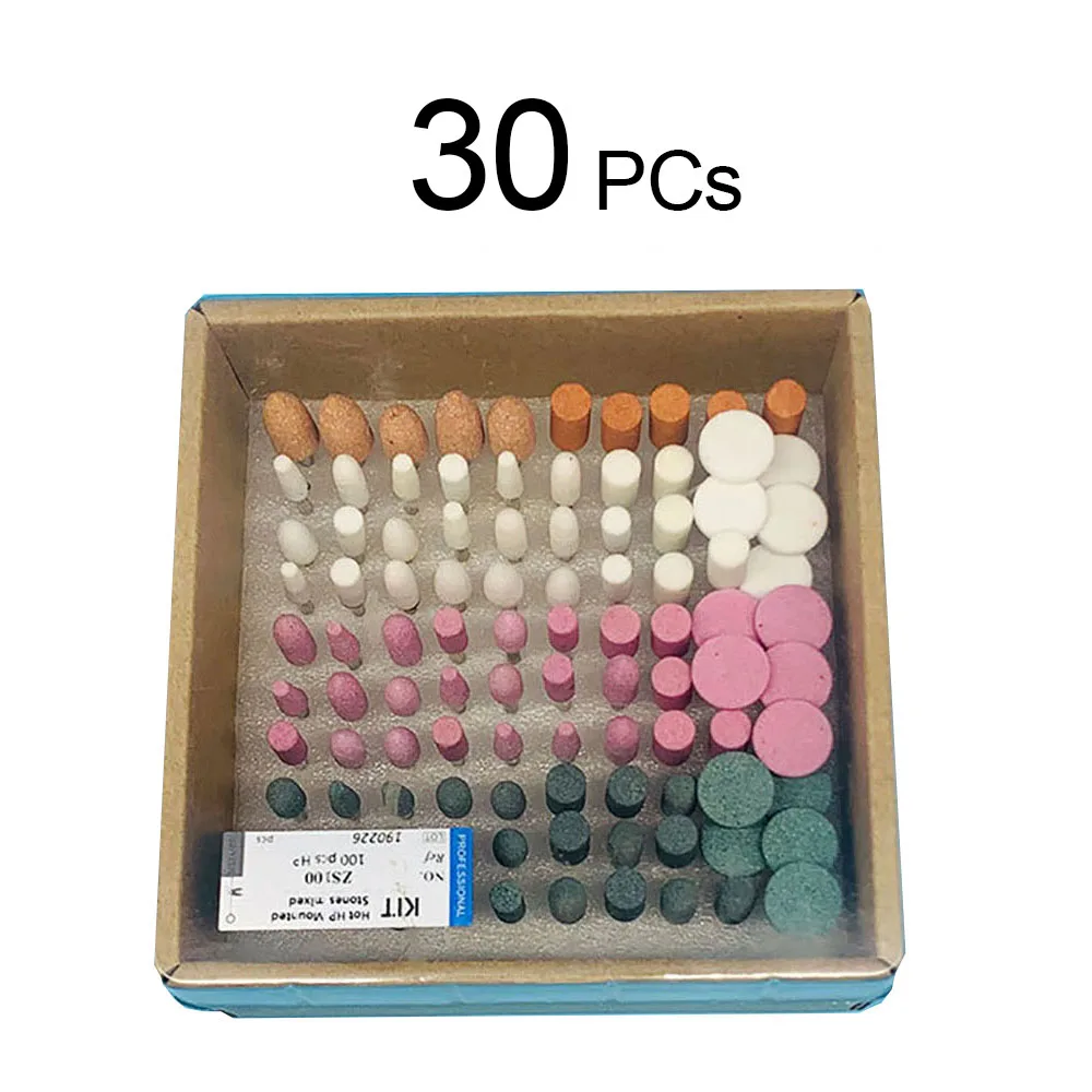 30 PCs Dental Polishing Grinding Head Ceramic Teeth Polisher for Low-speed Machine Polishing Dentist Tools Dentistry Material
30 PCs Dental Polishing Grinding Head Ceramic Teeth Polisher for Low-speed Machine Polishing Dentist Tools Dentistry Material