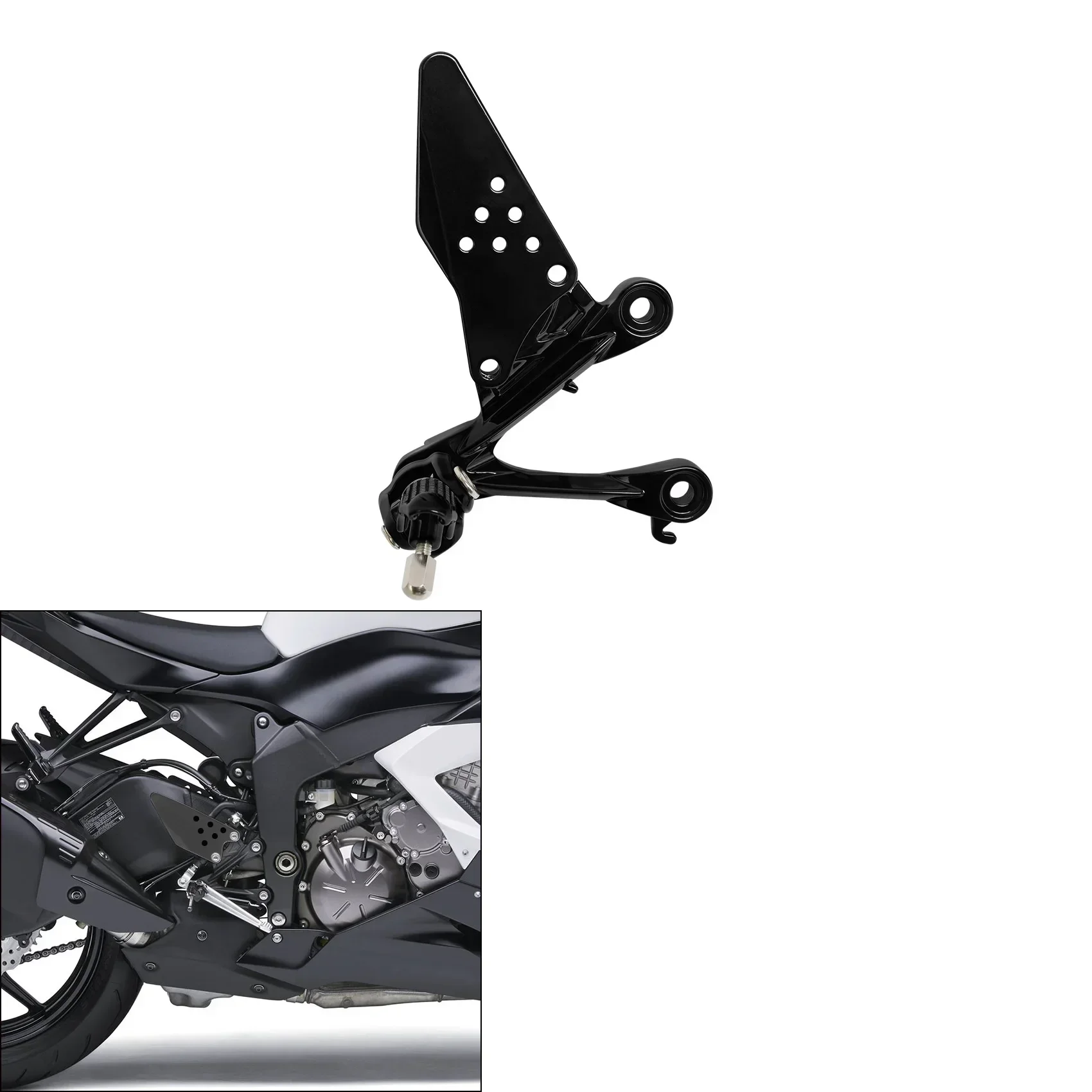 For Kawasaki Ninja ZX6R 2009-2023 ZX636 2013-2023 Rider Motorcycle Acsessories Front Footrest Foot Pegs Bracket
For Kawasaki Ninja ZX6R 2009-2023 ZX636 2013-2023 Rider Motorcycle Acsessories Front Footrest Foot Pegs Bracket