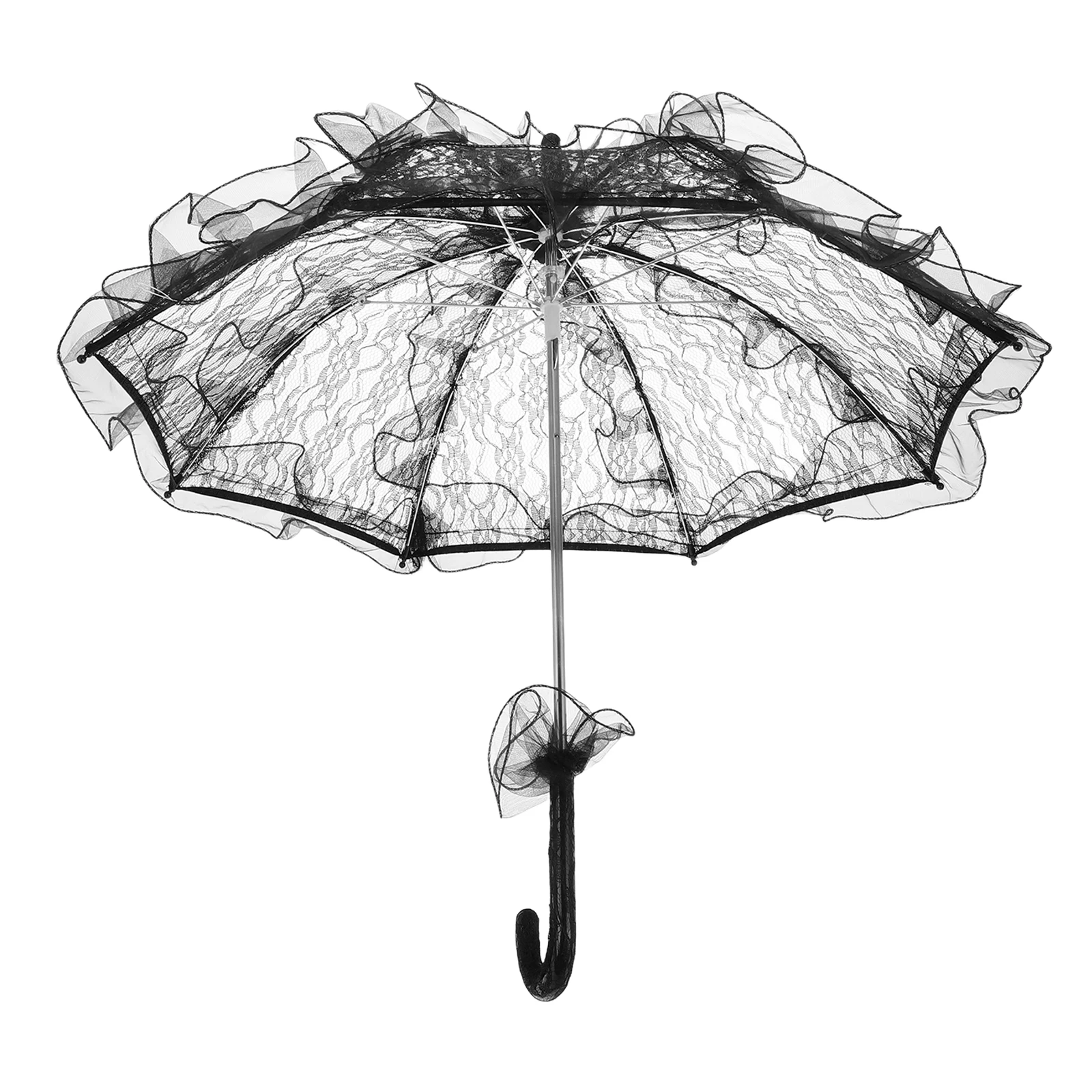 Lace Wedding Umbrella Elegant Black Stick Parasol Vintage Decor Photo Prop Durabl Reliable Girls Dance Performance
Lace Wedding Umbrella Elegant Black Stick Parasol Vintage Decor Photo Prop Durabl Reliable Girls Dance Performance