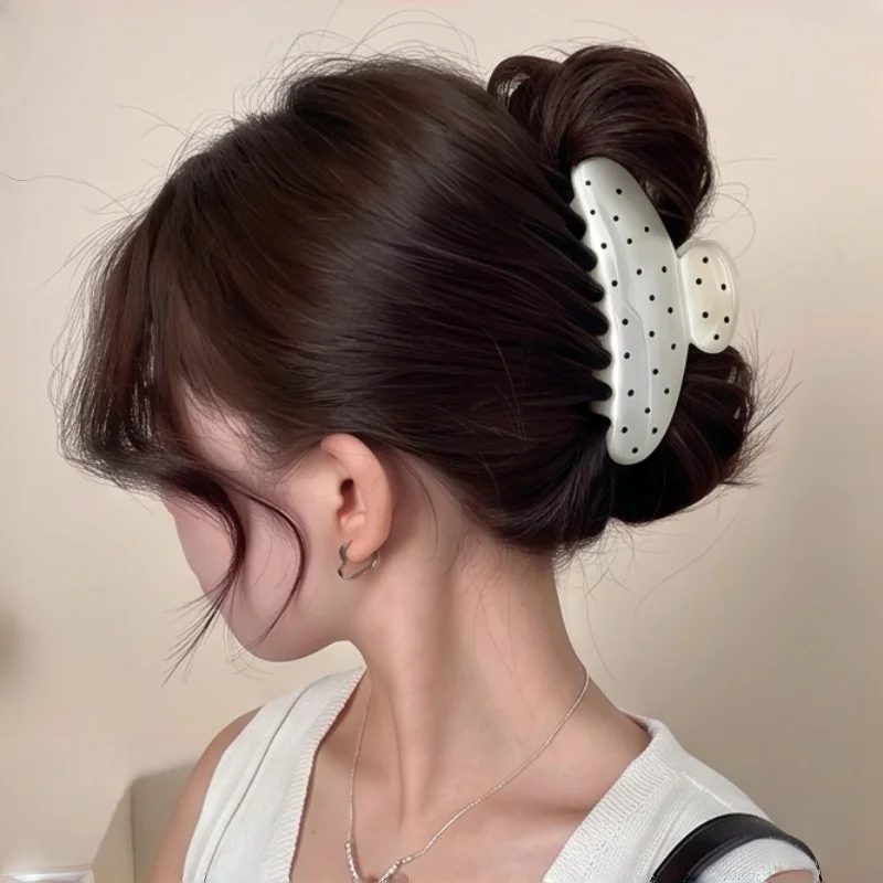 2Pcs Polka Dot Hair Grip Clip Exquisite Daily Styling Firm Hold Multi Hairstyles All Season Playful Accessory
2Pcs Polka Dot Hair Grip Clip Exquisite Daily Styling Firm Hold Multi Hairstyles All Season Playful Accessory
