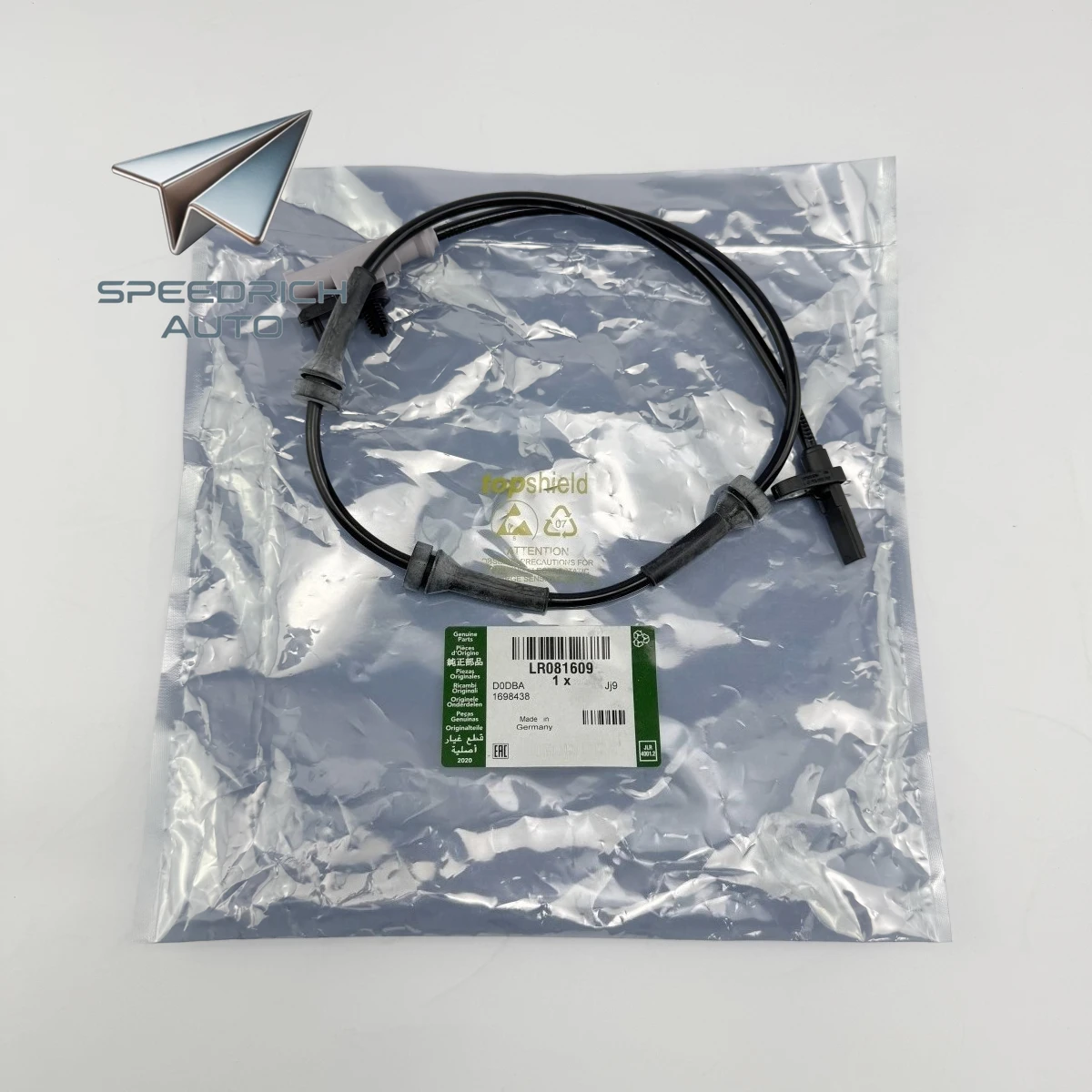 LR081609 ABS Sensor for Land Rover New Defender Range Rover Sport Discovery 5
LR081609 ABS Sensor for Land Rover New Defender Range Rover Sport Discovery 5