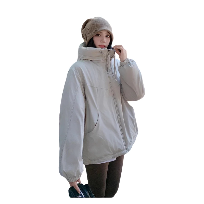 Casual and Fashionable Thickened Hooded Cotton Jacket for Women's 2025 Winter New Style 2025 Popular Temperament Top Jacket
Casual and Fashionable Thickened Hooded Cotton Jacket for Women's 2025 Winter New Style 2025 Popular Temperament Top Jacket