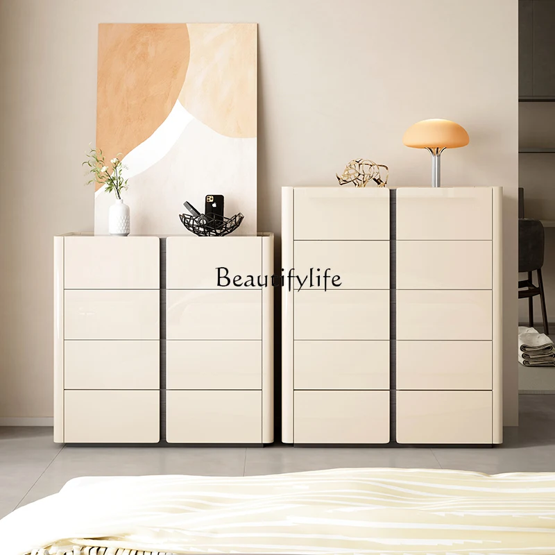 03.*Italian minimalist bedroom chest of drawers modern minimalist chest of drawers combination four chest of drawers cream wind
03.*Italian minimalist bedroom chest of drawers modern minimalist chest of drawers combination four chest of drawers cream wind