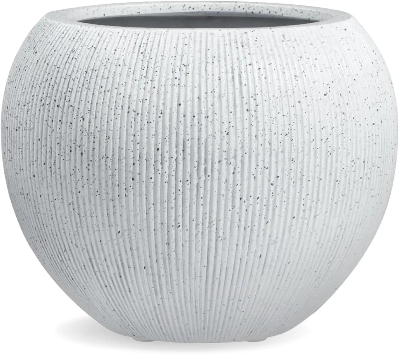 Globo Large Fiberstone Plant Pot Large Planters for Indoor Plants Outdoor Planters for Porch (Ribbed Globo 12" D x 9.8" H) 
Globo Large Fiberstone Plant Pot Large Planters for Indoor Plants Outdoor Planters for Porch (Ribbed Globo 12" D x 9.8" H)