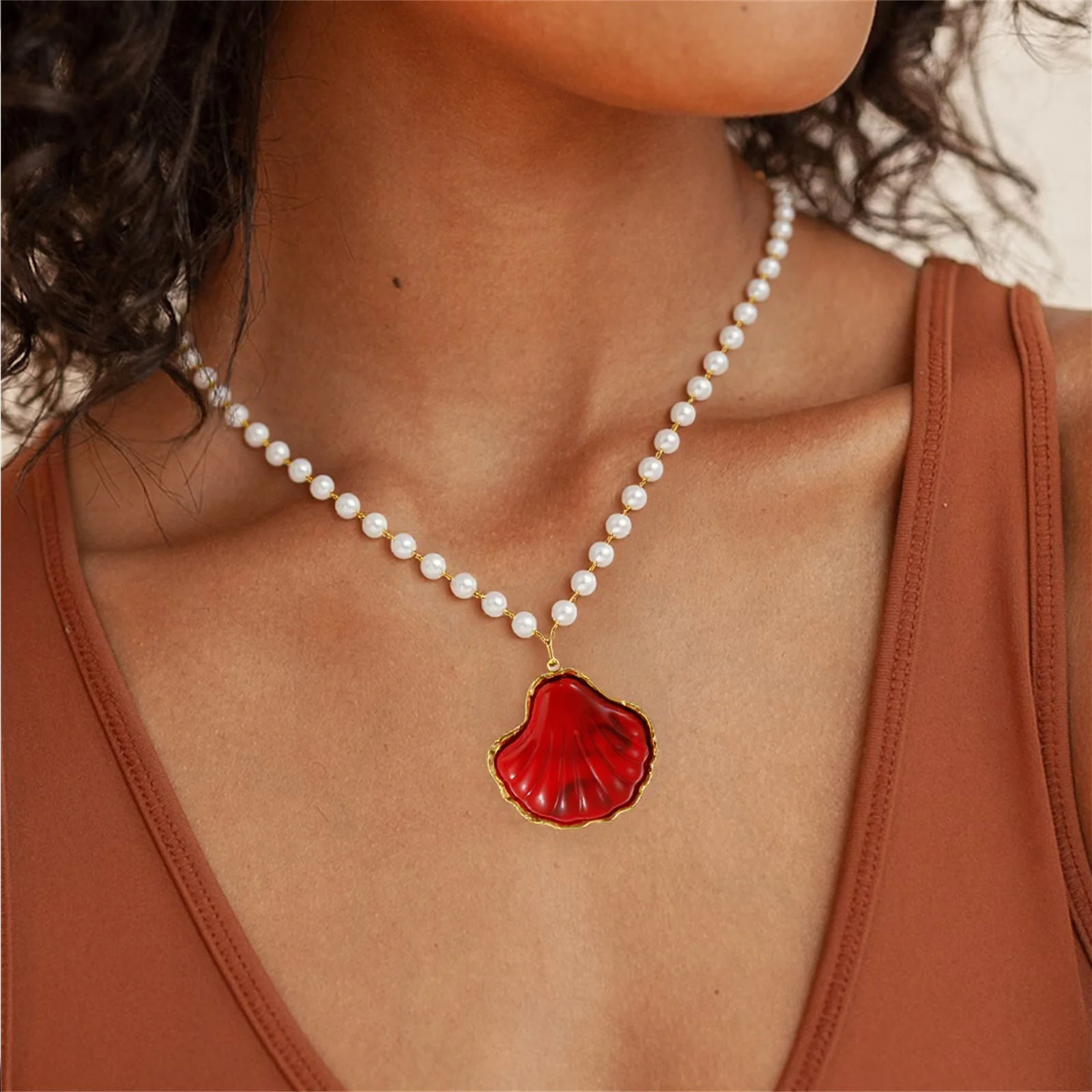 Ожерелье с подвеской в виде ракушки Ocean 3D, 18-каратное настоящее позолоченное ожерелье из бисера, ювелирные изделия из нержавеющей стали 304, смола для женщин, изысканный подарок 45 см
Ожерелье с подвеской в виде ракушки Ocean 3D, 18-каратное настоящее позолоченное ожерелье из бисера, ювелирные изделия из нержавеющей стали 304, смола для женщин, изысканный подарок 45 см