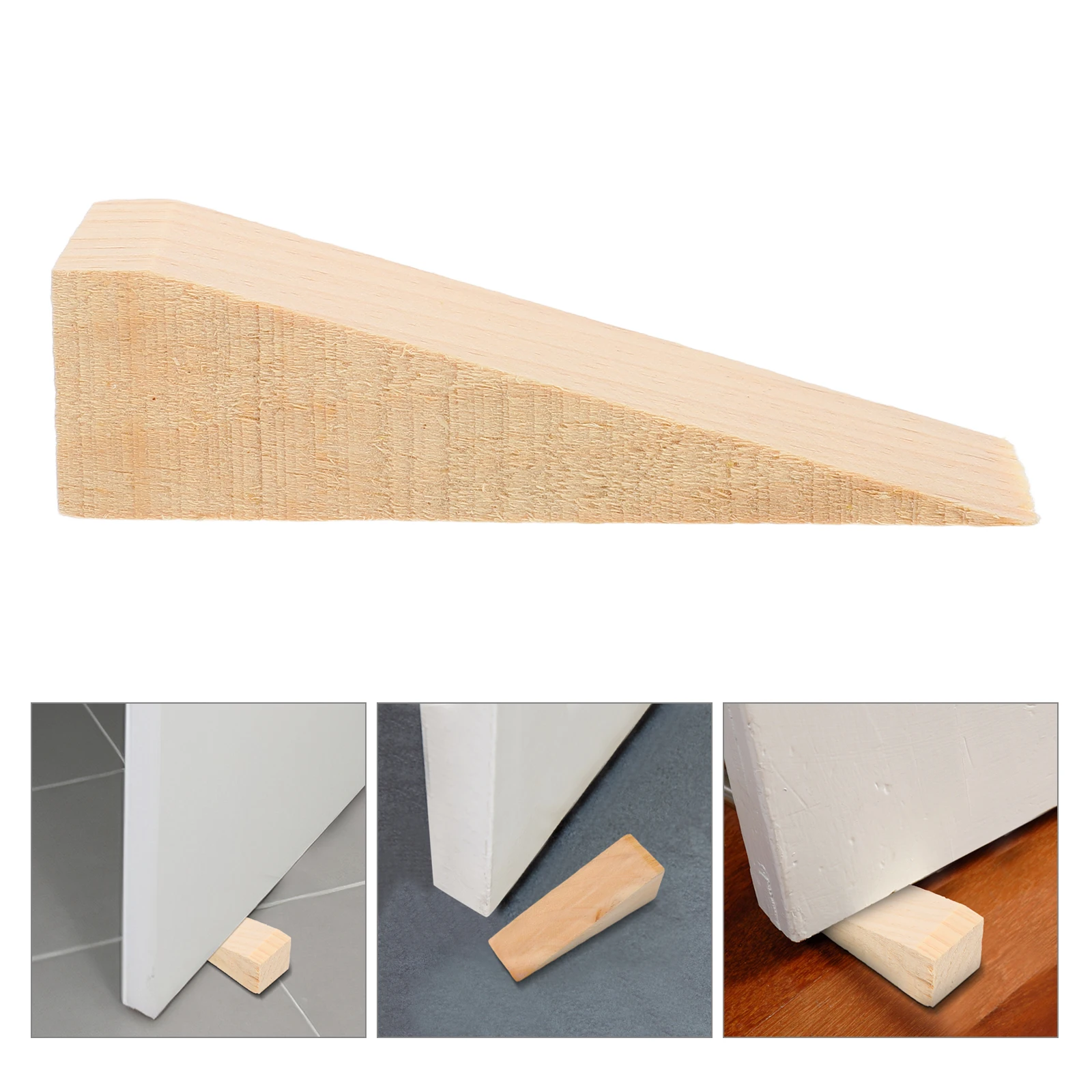 10pcs Wooden Wedge Door Stopper Non Slip Triangle Floor Block Anti Collision Protector Home Furniture Leg Pad 
10pcs Wooden Wedge Door Stopper Non Slip Triangle Floor Block Anti Collision Protector Home Furniture Leg Pad