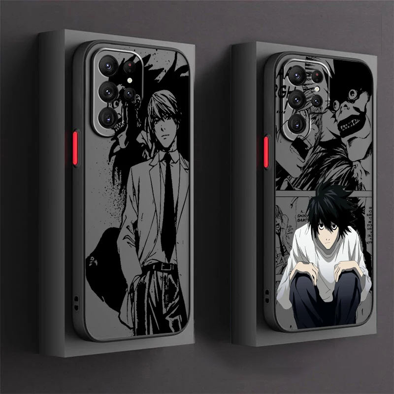 Anime Death Note Boy Cool Frosted Translucent For Samsung A53 A52 A33 A32 A51 A71 A21S A13 A73 A50 A22 A12 5G Funda Phone Case
Anime Death Note Boy Cool Frosted Translucent For Samsung A53 A52 A33 A32 A51 A71 A21S A13 A73 A50 A22 A12 5G Funda Phone Case