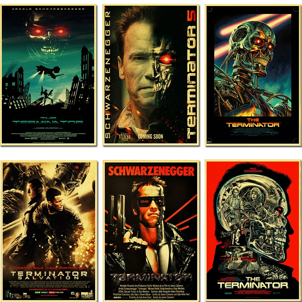 classic Science fiction movies The Terminator Retro Silk Poster Vintage Siposter Wall Decor Room Decoration
classic Science fiction movies The Terminator Retro Silk Poster Vintage Siposter Wall Decor Room Decoration