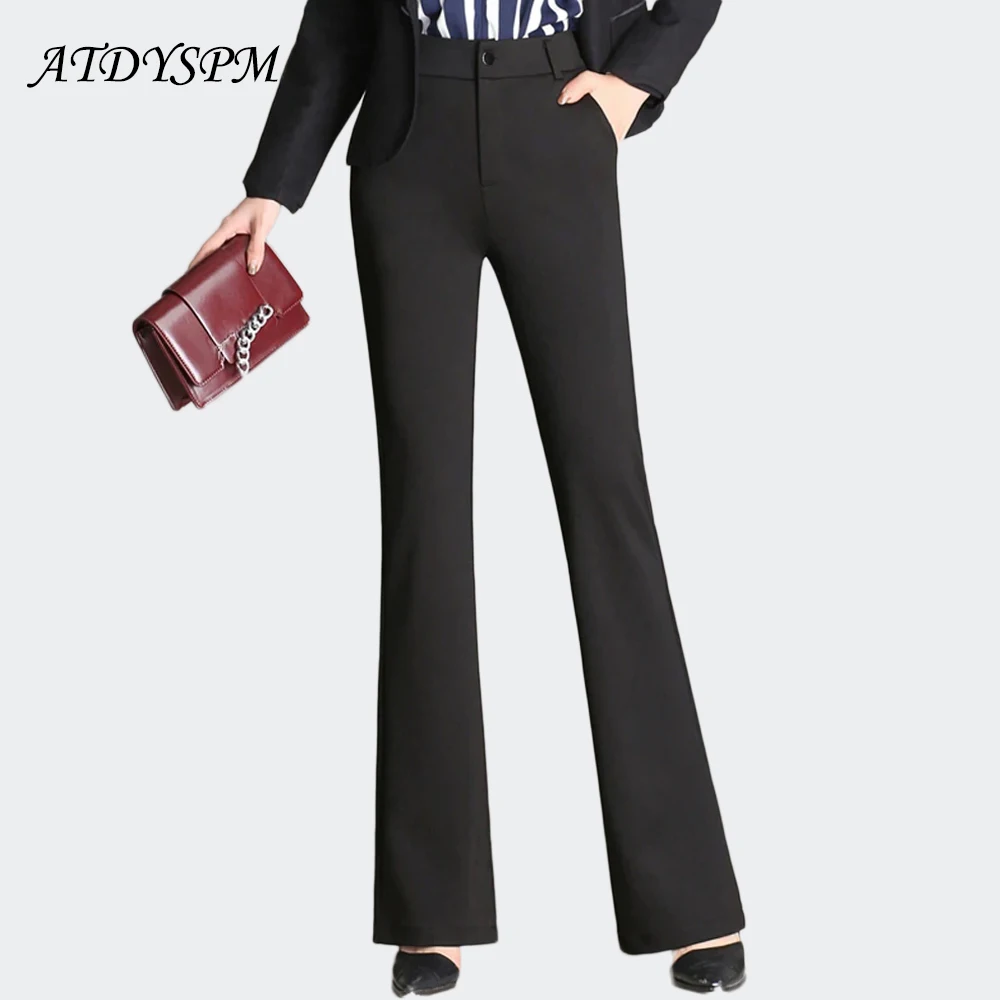 New Brand Fashion Women Suit Pants Elegant High Waist Flare Pants For Women Casual Office Lady Straight Long Trousers Womens
New Brand Fashion Women Suit Pants Elegant High Waist Flare Pants For Women Casual Office Lady Straight Long Trousers Womens