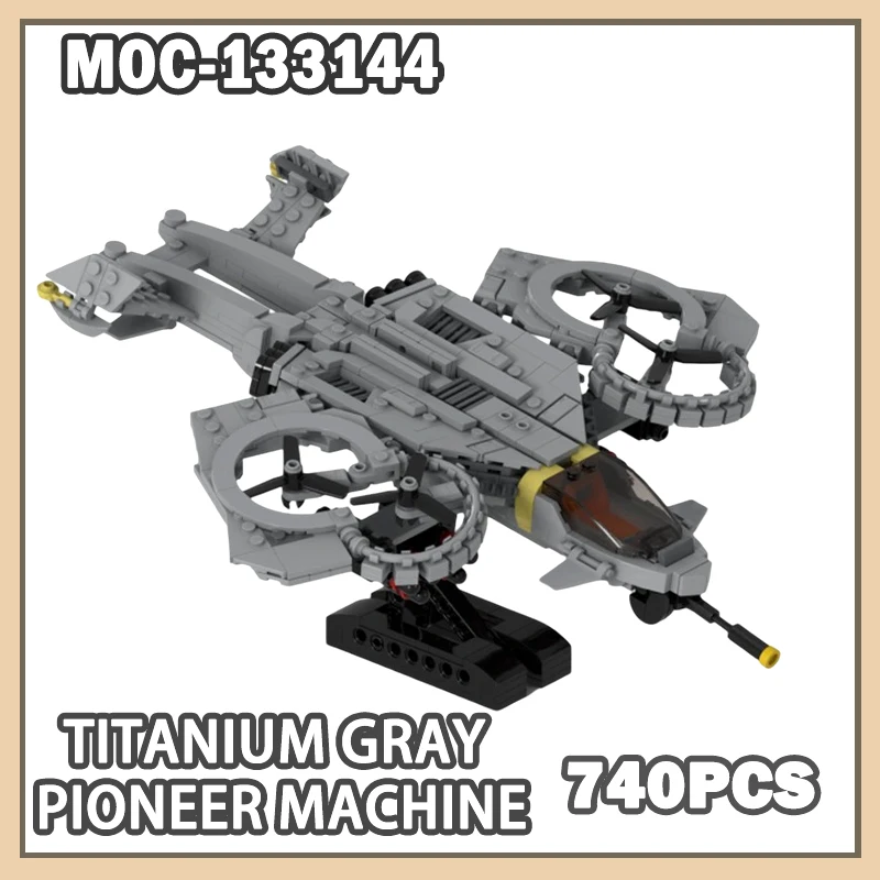 MOC-133144 Titanium Gray Pioneer Machine Movie Building Block Fighter Model Compatible With Bricks Adult Christmas Gifts 750PCS
MOC-133144 Titanium Gray Pioneer Machine Movie Building Block Fighter Model Compatible With Bricks Adult Christmas Gifts 750PCS