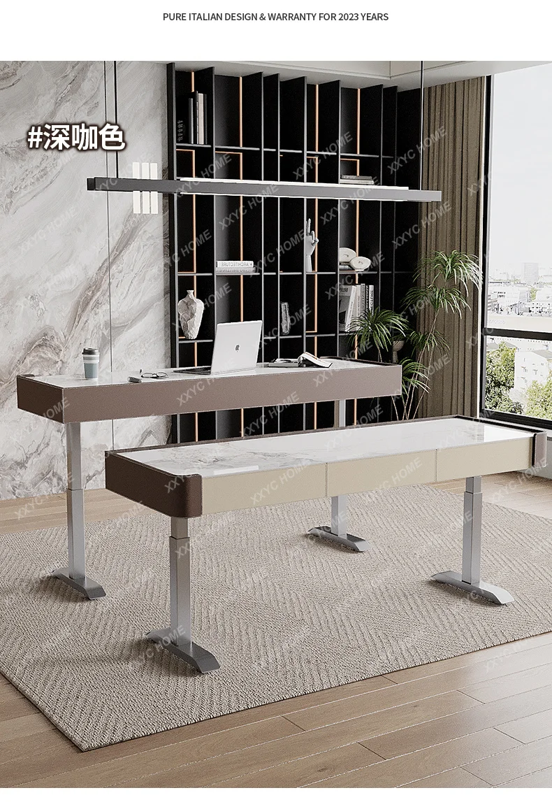 GG Minimalist Electric Lifting Desk Light Luxury Rock Slab Home Desk Bedroom Solid Wood Computer Desk
GG Minimalist Electric Lifting Desk Light Luxury Rock Slab Home Desk Bedroom Solid Wood Computer Desk