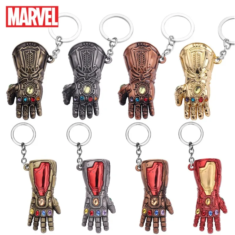 Marvel Infinity Gauntlet Keychain Thanos Iron Man Glove Fist Alloy Key Chain Backpack Car Decoration Pendant Keyring Cool Gifts
Marvel Infinity Gauntlet Keychain Thanos Iron Man Glove Fist Alloy Key Chain Backpack Car Decoration Pendant Keyring Cool Gifts