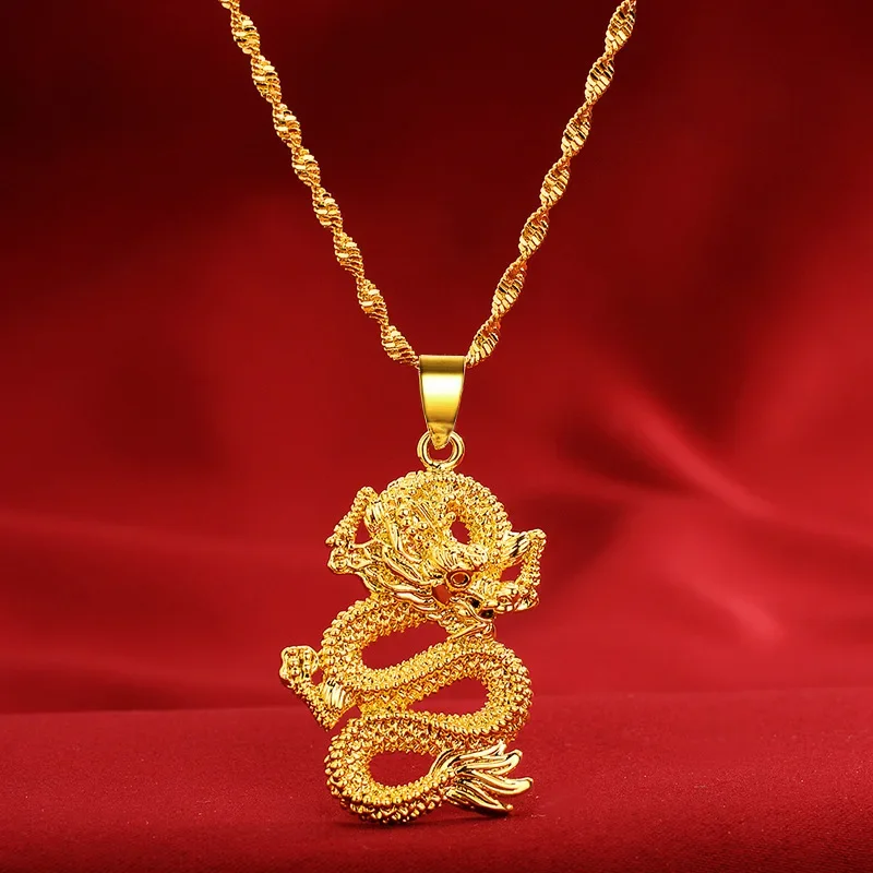 Luxurious 18K gold coiled dragon pendant, elegant AU750 necklace, free shipping, certificate included, necklace, neck accessorie
Luxurious 18K gold coiled dragon pendant, elegant AU750 necklace, free shipping, certificate included, necklace, neck accessorie