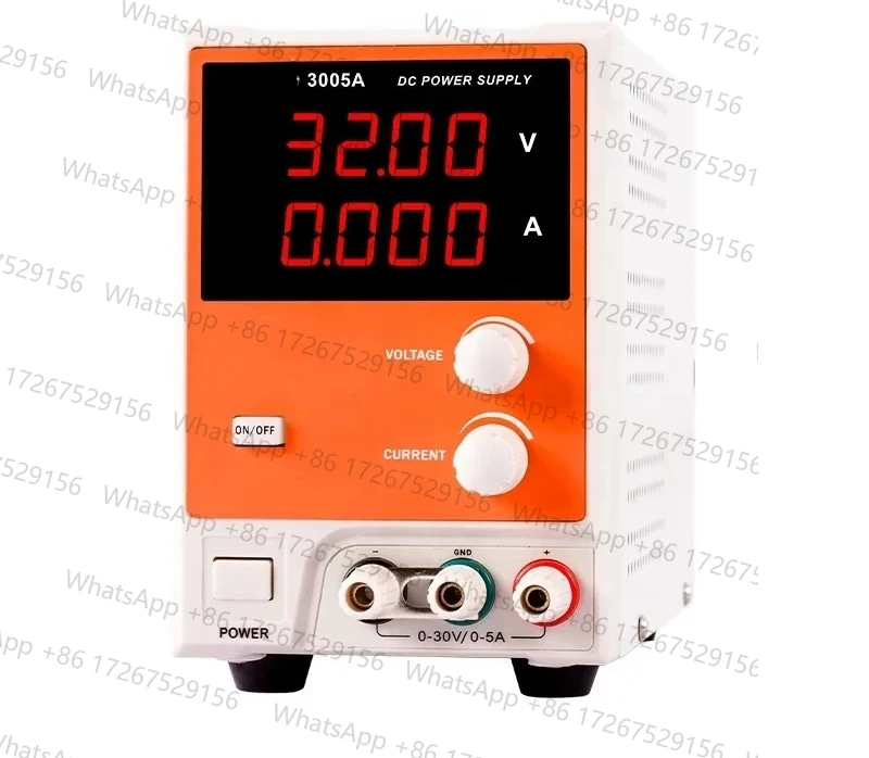 3005A 32V 5A Adjustable DC Power Supply StabilizationWith Preset Voltage Current And Lock Function 
3005A 32V 5A Adjustable DC Power Supply StabilizationWith Preset Voltage Current And Lock Function