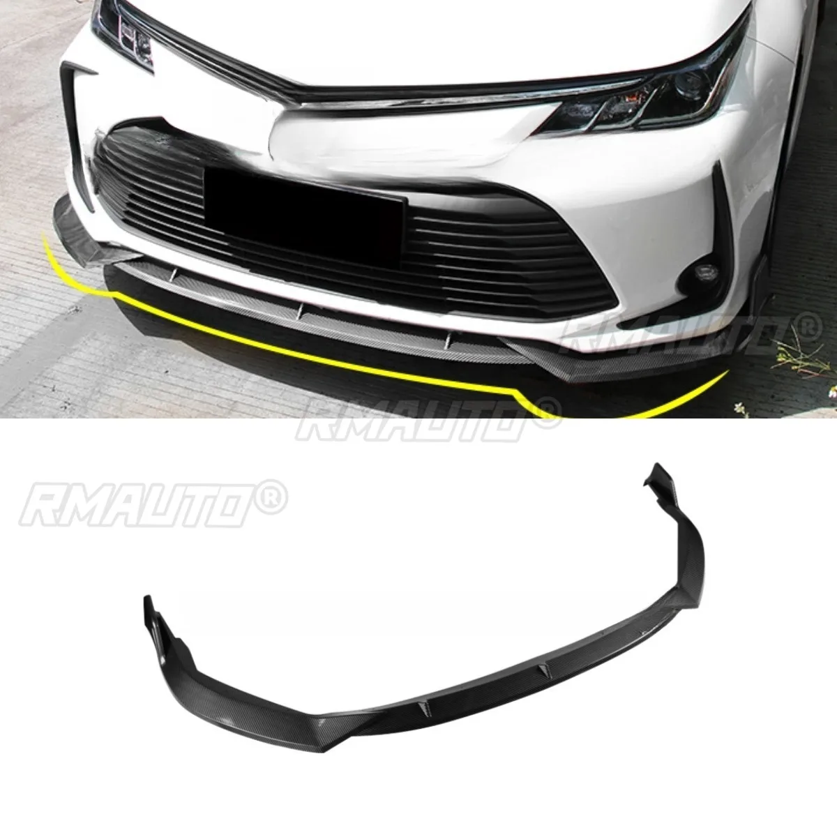 Car Front Bumper Lip Splitter Diffuser Spoiler Bumper Guard Body Kit For Toyota Corolla 2019-2021 Car Accessories
Car Front Bumper Lip Splitter Diffuser Spoiler Bumper Guard Body Kit For Toyota Corolla 2019-2021 Car Accessories
