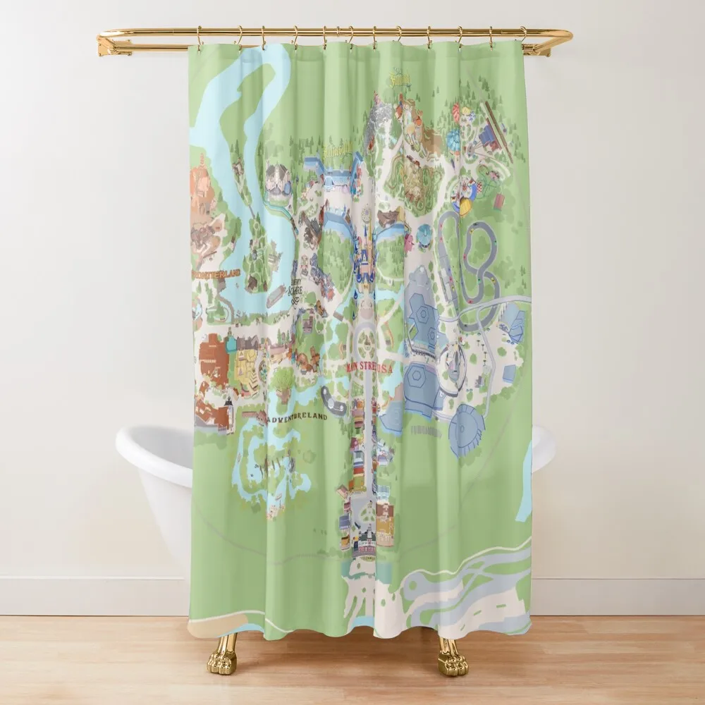 Magical Kingdom Park Map Shower Curtain For Bathrooms Shower Set For Bathroom Curtain
Magical Kingdom Park Map Shower Curtain For Bathrooms Shower Set For Bathroom Curtain