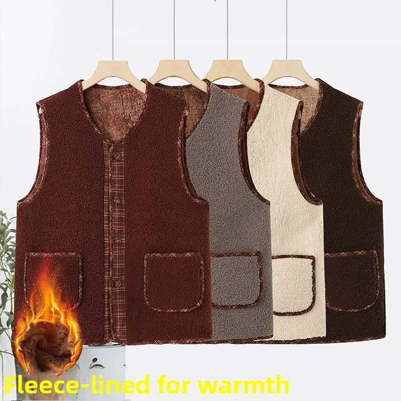 Утепленный женский жилет Thiened Fce, осенняя новинка 2025 года, для повседневной носки, с V-образным вырезом, на одной пуговице, однотонный, из полиэстера
Утепленный женский жилет Thiened Fce, осенняя новинка 2025 года, для повседневной носки, с V-образным вырезом, на одной пуговице, однотонный, из полиэстера