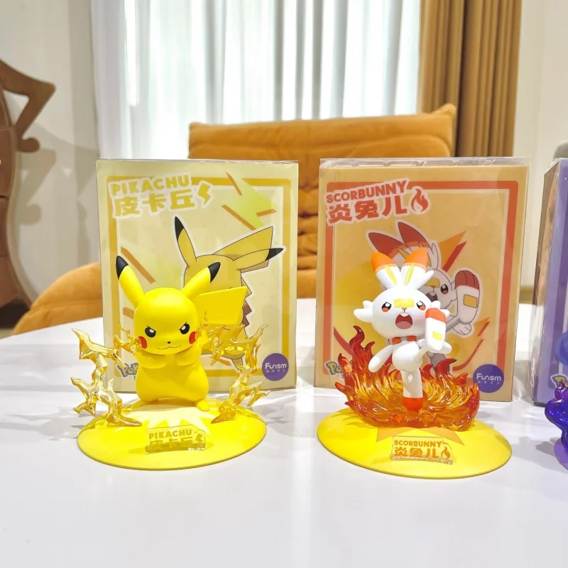 Коллекционные фигурки Funism Pokemon Pikachu Gengar небольшого размера, украшение для рабочего стола, аниме-игрушка, идеальный подарок для любителей аниме
Коллекционные фигурки Funism Pokemon Pikachu Gengar небольшого размера, украшение для рабочего стола, аниме-игрушка, идеальный подарок для любителей аниме