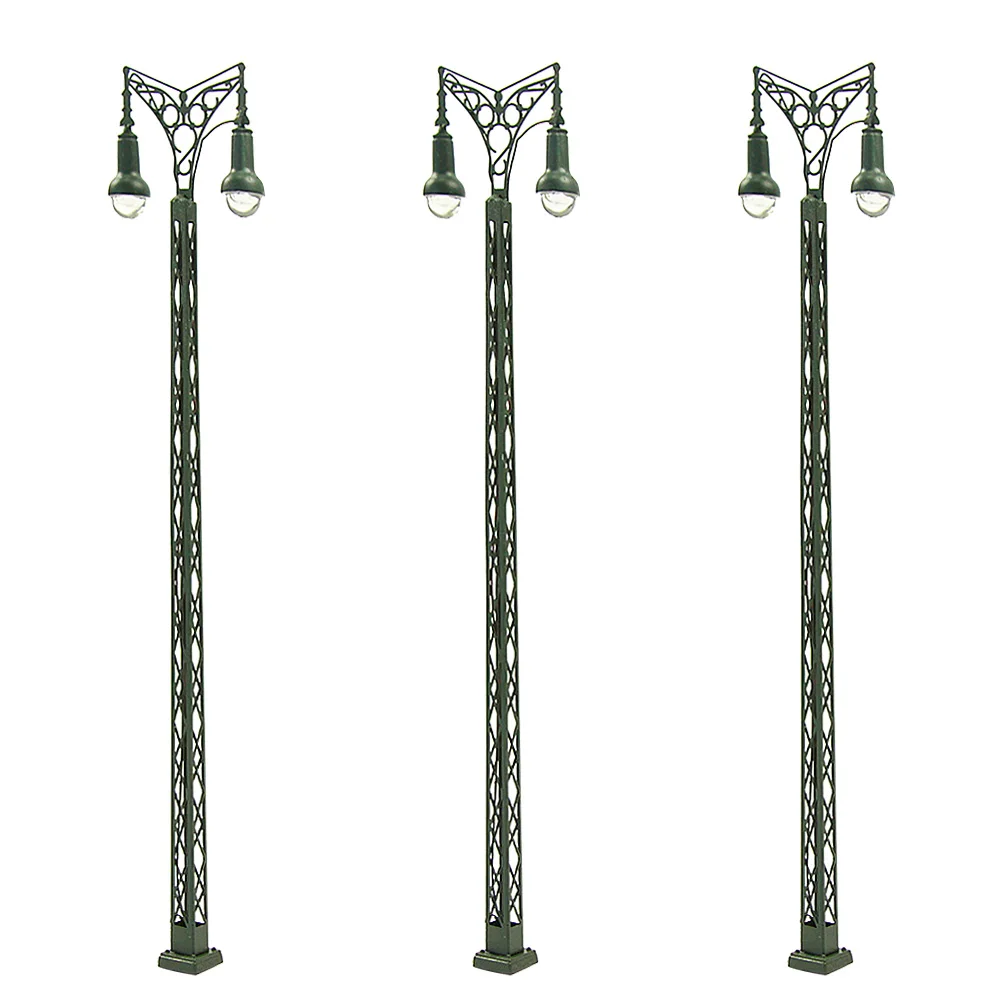 Модель Evemodel LQS58, 3 шт., решетчатая опора для железной дороги, масштаб N/HO, светильник для рельсов, два светодиода, теплый белый свет
Модель Evemodel LQS58, 3 шт., решетчатая опора для железной дороги, масштаб N/HO, светильник для рельсов, два светодиода, теплый белый свет