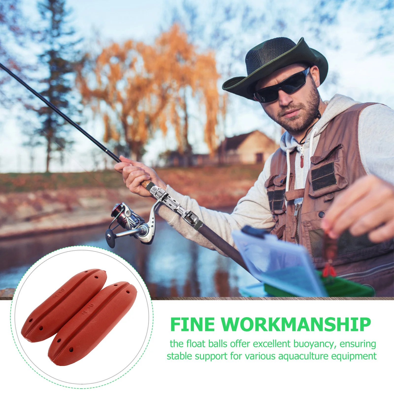 2pcs Fishing Float Balls High Buoyancy Buoy Marine Accessories Netting Crab Rope Kayak Pot Swim Line Marker
2pcs Fishing Float Balls High Buoyancy Buoy Marine Accessories Netting Crab Rope Kayak Pot Swim Line Marker