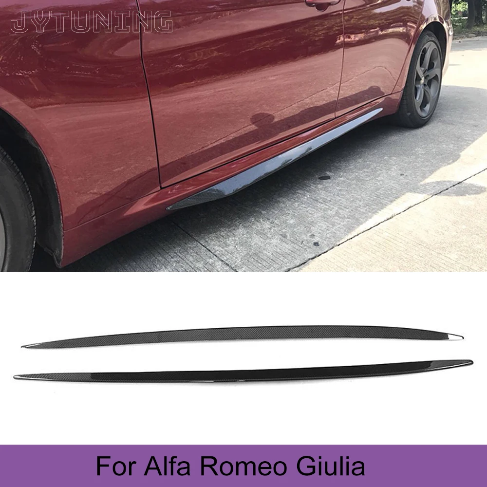 Side Skirts Extension Lips for Alfa Romeo Giulia Base Sedan and Sport 4-Door 2015 - 2020 Carbon Fiber / FRP
Side Skirts Extension Lips for Alfa Romeo Giulia Base Sedan and Sport 4-Door 2015 - 2020 Carbon Fiber / FRP