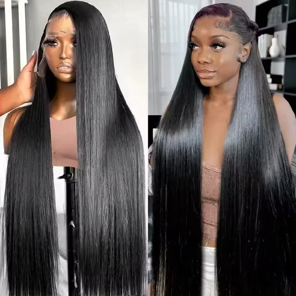 13x4 13x6 Straight HD Lace Front Wigs 360 Front Human Hair 30 40 Inch 5X5 Closure Wig Pre Plucked For Women 200 Density
13x4 13x6 Straight HD Lace Front Wigs 360 Front Human Hair 30 40 Inch 5X5 Closure Wig Pre Plucked For Women 200 Density